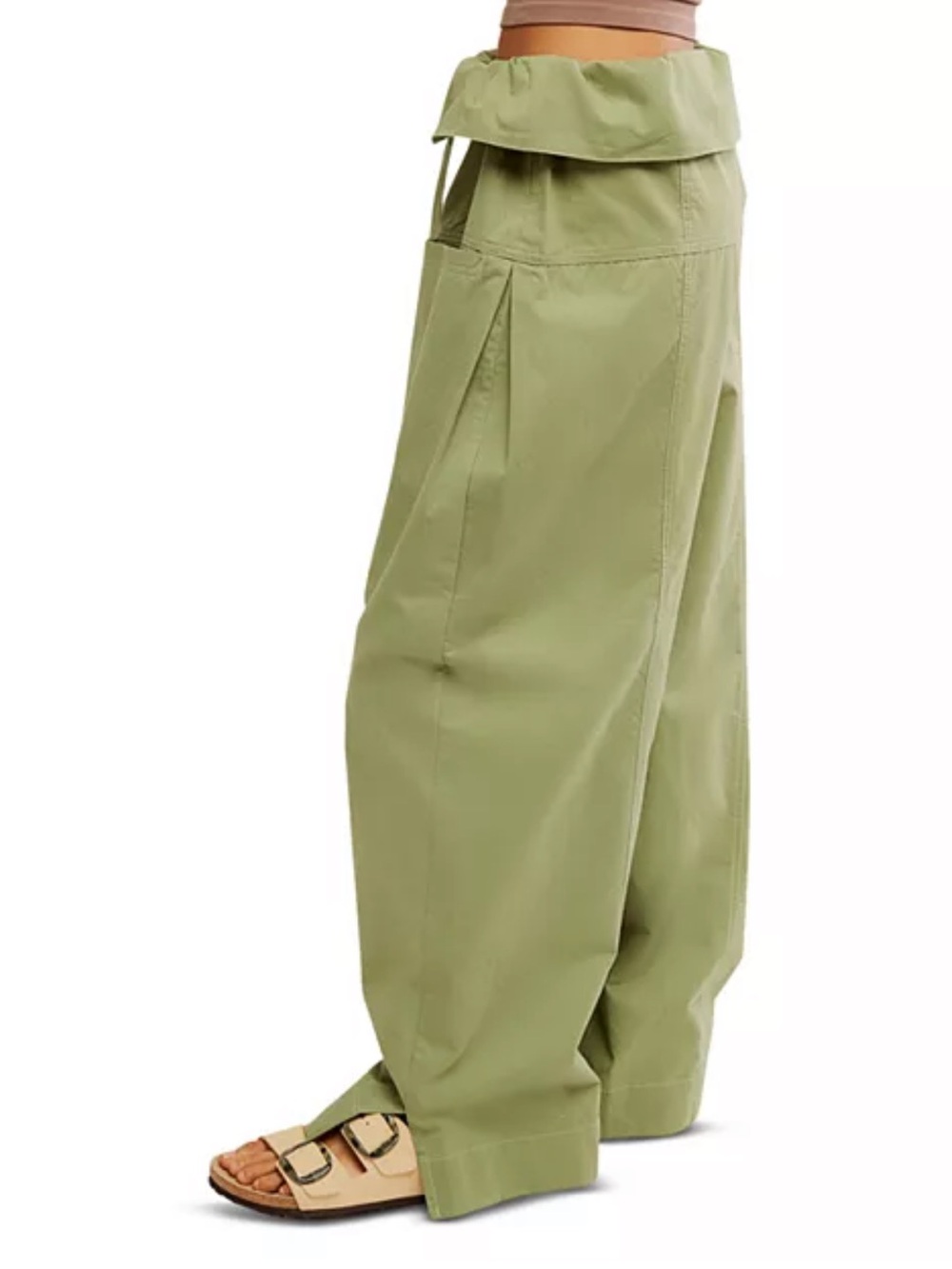 Free People Pull on Drawcord Fisherman Pants - Picture 4 of 7